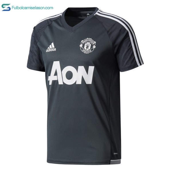 Entrenamiento Manchester United 2017/18 Gris Marino